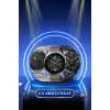 Kablosuz Bluetooth Bağlantılı Kulaklık ve Dokunmatik Ekran Akıllı Saat Arama Cevaplama