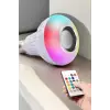 Kablosuz Bluetooth Hoparlör Led Lamba