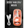 Kablosuz Mouse Fare 5.0 Bluetooth Bağlantılı USB Girişli