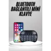 Kablosuz Türkçe Q Klavye RGB Işıklı Televizyon Ps3 Dokunmatik Mouse