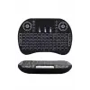 Kablosuz Türkçe Q Klavye RGB Işıklı Televizyon Ps3 Dokunmatik Mouse