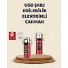 Kamp ve Outdoor İçin Çok Amaçlı Çakarlı Elektronik Çakmak