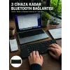 Katlanır Bluetooth Klavye Telefon Tablet Laptop Uyumlu Kablosuz Klavye
