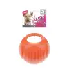 Kauçuk Top Köpek Oyuncağı Turuncu Small 7,7 Cm