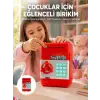 Kırmızı ATM Kasa Tipi Para Biriktirme Kumbarası