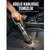Kompakt Kablosuz Süpürge Güçlü Çekiş ve Düşük Ses Seviyesi