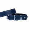 Konfor Deri Köpek Boyun Tasması Royalblue 3,5x52 60 Cm