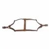 Konfor Ronin Deri Köpek Göğüs Tasması Camel 2x45 55 Cm
