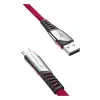 Konfulon DC16 Micro USB Kablo 1M 2.4A - Kırmızı