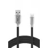 Konfulon S48 Lightning Kablo iphone Uyumlu 1M 3A - Siyah