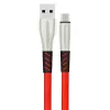 Konfulon S88 Metal Uçlu Micro USB Kablo 1M 2.4A - Kırmızı