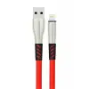 Konfulon S89 Metal Uçlu Lightning Kablo iphone Uyumlu 1M 2.4A - Kırmızı
