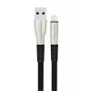 Konfulon S89 Metal Uçlu Lightning Kablo iphone Uyumlu 1M 2.4A - Siyah