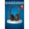 Kulak Üstü Kablosuz Bluetooth Kulaklık Yüksek Ses Kaliteli ANC Özelliği