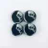 Kuru Kafa Ghost Damla Geçme Jant Göbek Kapağı 4’lü Set 55/58mm Siyah