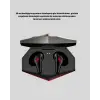 LED Işıklı Bluetooth Kulaklık 3D Ses ve Güçlü Bas
