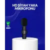 Lightning Girişli 2’li Kablosuz Yaka Mikrofonu Çift Kişilik Kayıt