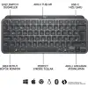 LOGITECH MX KEYS MINI MINIMALIST KABLOSUZ BLUETOOTH AYDINLATMALI Q TR KLAVYE SİYAH 920-010504