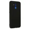 Mate 20 Lite Kılıf Nano içi Kadife Silikon - Siyah
