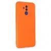Mate 20 Lite Kılıf Nano içi Kadife Silikon - Turuncu