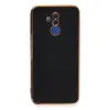 Mate 20 Lite Kılıf Volet Silikon - Siyah