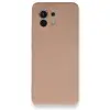 Mi 11 Kılıf Nano içi Kadife Silikon - Pudra