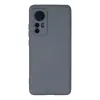 Mi 12 Kılıf Nano içi Kadife Silikon - Gri