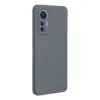 Mi 12 Lite Kılıf Nano içi Kadife Silikon - Gri
