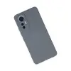 Mi 12 Lite Kılıf Nano içi Kadife Silikon - Gri