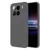 Mi 15 Pro Kılıf Nano içi Kadife Silikon - Gri