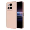 Mi 15 Pro Kılıf Nano içi Kadife Silikon - Pudra