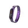 Mi Band 4 Metal Baklalı Kordon - Mor