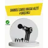 Mini Masaj Tabancası 4 Başlık 6 Hız Ayarlı