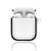Movenchy Apple Airpods 4 (4.nesil) Shiny Şeffaf Kılıf - Siyah