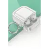 Movenchy Airpods 4 (4.nesil) Shiny Şeffaf Kılıf - Siyah