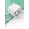 Movenchy Apple Airpods 4 (4.nesil) Shiny Şeffaf Kılıf - Siyah