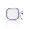 Movenchy Apple Airpods Pro 2 (2.nesil) Shiny Şeffaf Kılıf - Mor
