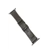 Movenchy Apple Watch 45mm Buff Deri Kordon - Siyah