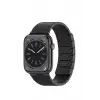 Movenchy Apple Watch 45mm Carbon Steel Kordon - Siyah