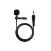 Newface 3.5mm Jak 1.5 Metre Double Mikrofon - Siyah