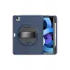 Newface Apple iPad 2022 10.9 (10.nesil) Kılıf Hand Strap Tablet Kılıfı - Lacivert