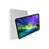 Newface Apple iPad 9.7 (2018) Kılıf Kalemlikli Mars Tablet Kılıfı - Gri