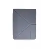 Newface Apple iPad Pro 12.9 (2021) Kılıf Kalemlikli Mars Tablet Kılıfı - Lavender