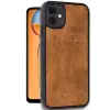 Newface Apple iPhone 11 Kılıf Aras Deri Kapak - Taba