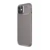 Newface Apple iPhone 11 Kılıf Auto Focus Karbon Kapak - Gri