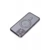 Newface Apple iPhone 11 Kılıf Joke Simli Magneticsafe Kılıf - Derin Mor