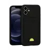 Newface Apple iPhone 11 Kılıf Kelvin Kartvizitli Silikon - Siyah