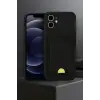 Newface Apple iPhone 11 Kılıf Kelvin Kartvizitli Silikon - Siyah