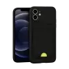 Newface Apple iPhone 11 Kılıf Kelvin Kartvizitli Silikon - Siyah