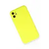 Newface Apple iPhone 11 Kılıf Nano içi Kadife Silikon - Sarı